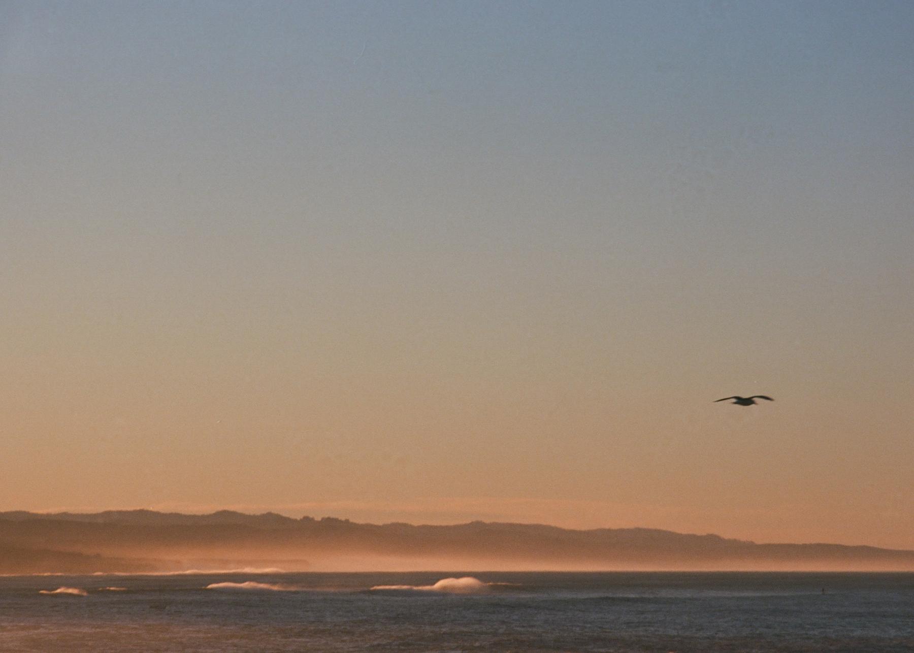 Evening light over the Santa Barbara coastline